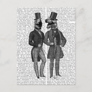 Dinosaurier Men Lads Night Out Postkarte