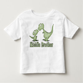 Dinosaurier Middle Brother Kleinkind T-shirt
