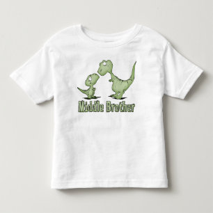Dinosaurier Middle Brother Kleinkind T-shirt