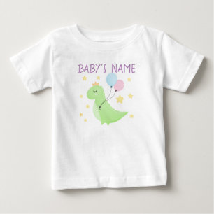 Dinosaurier mit Balloons Baby T-shirt