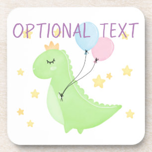 Dinosaurier mit Balloons Getränkeuntersetzer