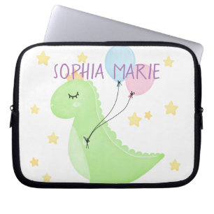 Dinosaurier mit Balloons Laptopschutzhülle