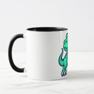 Dinosaurier mit Eiern Tasse