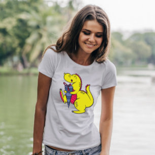 Dinosaurier mit Tee
