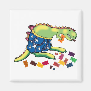 Dinosaurier-Mitternachtsjause Magnet