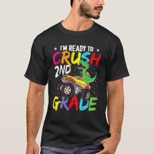 Dinosaurier Monster Truck bereit zum zerkleinern d T-Shirt