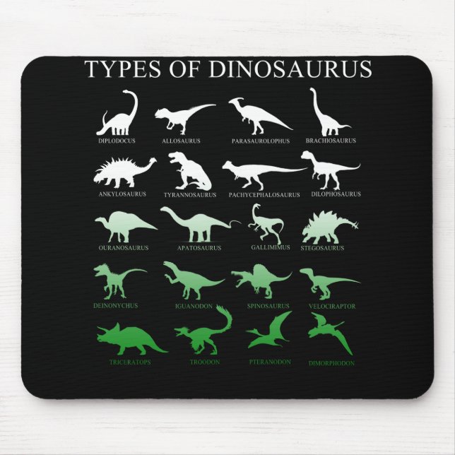 Dinosaurier Mousepad (Vorne)