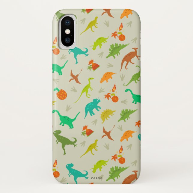 Dinosaurier-Muster Case-Mate iPhone Hülle (Rückseite)