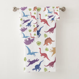 Dinosaurier Muster Kid oder Kinderbad Badhandtuch Set