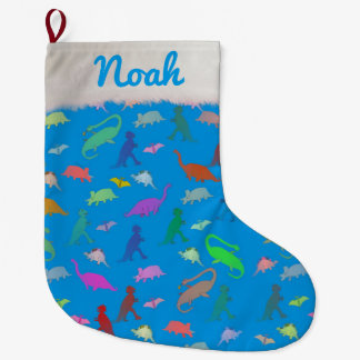 Dinosaurier-Name-WeihnachtsStrumpf Großer Weihnachtsstrumpf