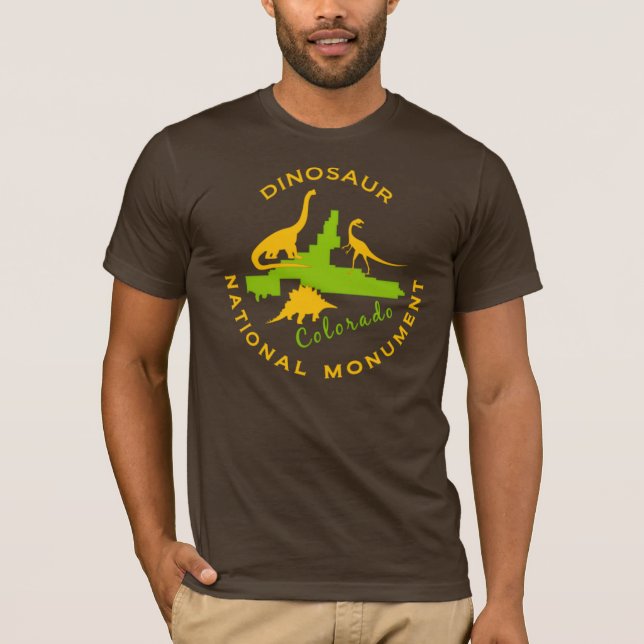 Dinosaurier-nationales Monument, Colorado T-Shirt (Vorderseite)
