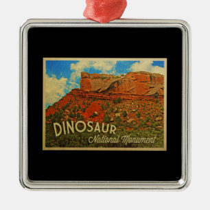 Dinosaurier-nationales Monument Ornament Aus Metall