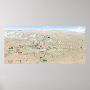 Dinosaurier-nationales Monument Poster