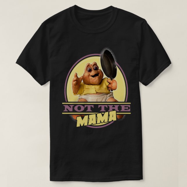 Dinosaurier Not The Mama DNS0020501BLK Mens  T-Shirt (Design vorne)