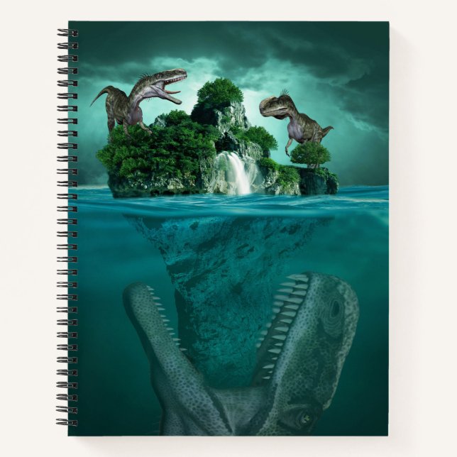 Dinosaurier-Notebook Notizbuch (Vorderseite)