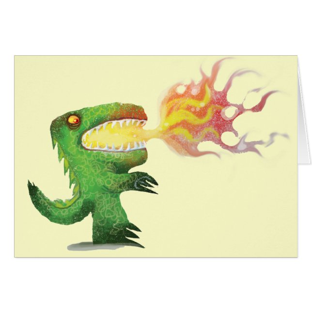 Dinosaurier oder Drache durch wenig t und Abdul (Vorderseite (Horizontal))