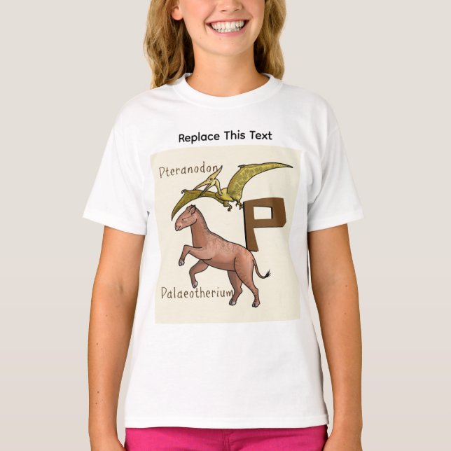 Dinosaurier oder prähistorisches Tier T-Shirt (Vorderseite)