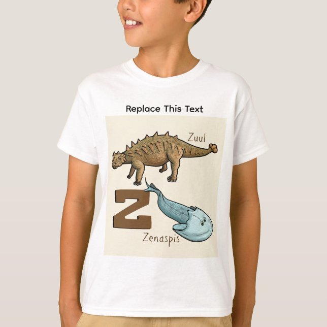 Dinosaurier oder prähistorisches Tier T-Shirt (Vorderseite)