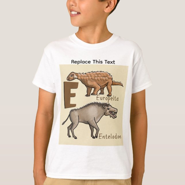 Dinosaurier oder prähistorisches Tier T-Shirt (Vorderseite)