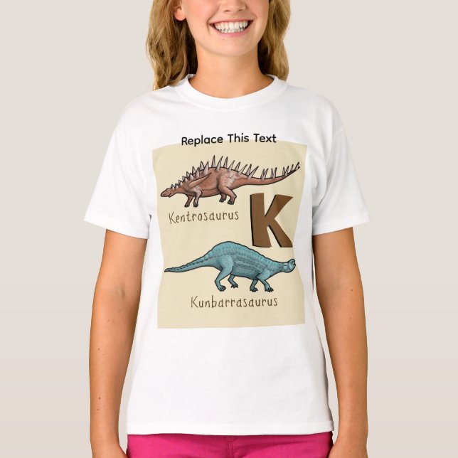 Dinosaurier oder prähistorisches Tier T-Shirt (Vorderseite)