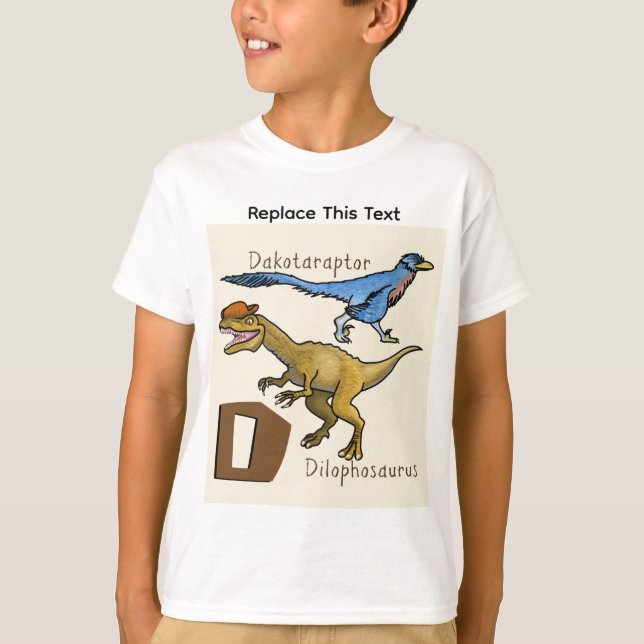 Dinosaurier oder prähistorisches Tier T-Shirt (Vorderseite)