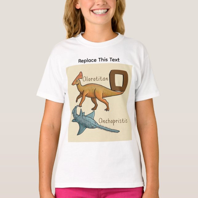 Dinosaurier- oder prähistorisches Tier-T-Shirt T-Shirt (Vorderseite)