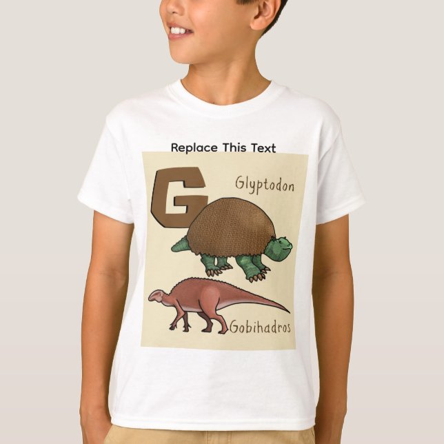 Dinosaurier- oder prähistorisches Tier-T-Shirt T-Shirt (Vorderseite)