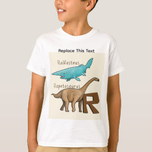Dinosaurier- oder prähistorisches Tier-T-Shirt T-Shirt
