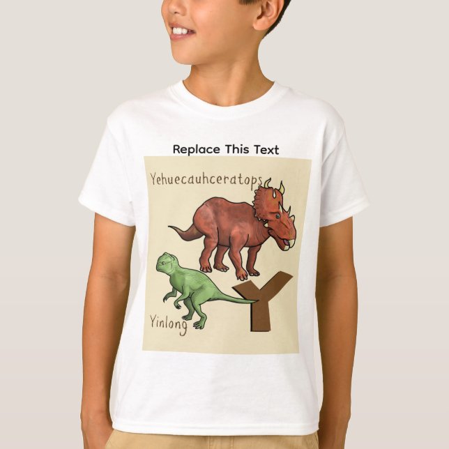 Dinosaurier- oder prähistorisches Tier-T-Shirt T-Shirt (Vorderseite)