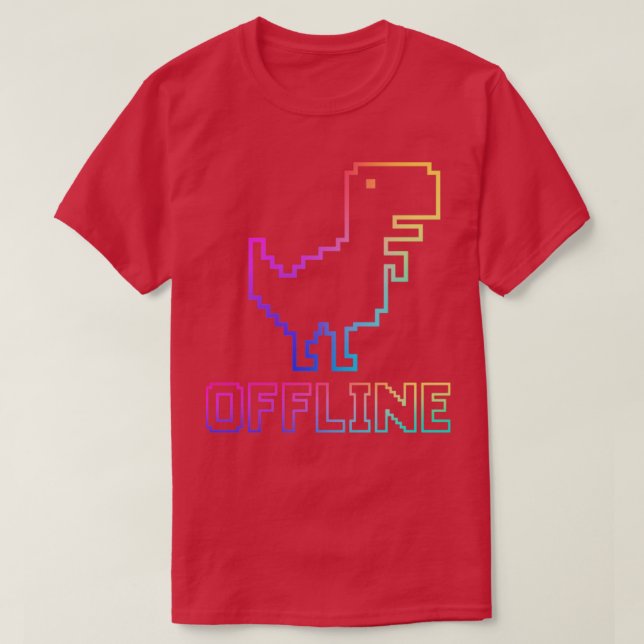 Dinosaurier offline1 T-Shirt (Design vorne)