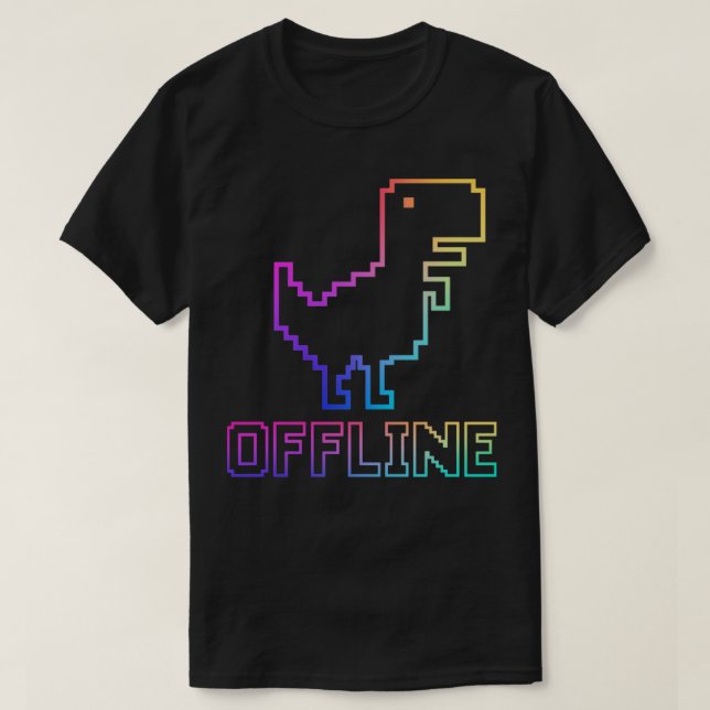Dinosaurier offline1 T-Shirt (Design vorne)