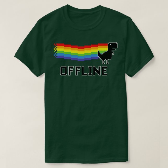 Dinosaurier offline 1 T-Shirt (Design vorne)