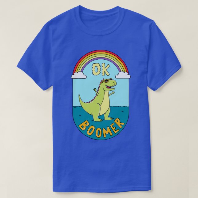 Dinosaurier ok Boomer T-Shirt (Design vorne)