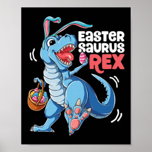 Dinosaurier Ostersaurus T Rex Boys Girls Kinder Bu Poster