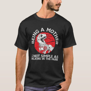 Dinosaurier Paläontologe Beste Mama je Muttertag T-Shirt