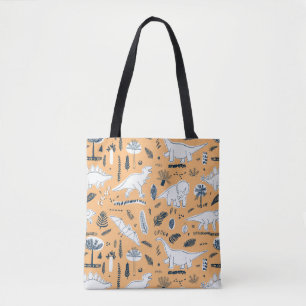 Dinosaurier & Palm Blätter: Fun Pattern