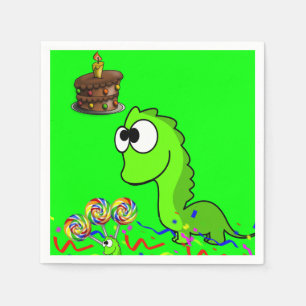 Dinosaurier-Papier-Servietten Serviette