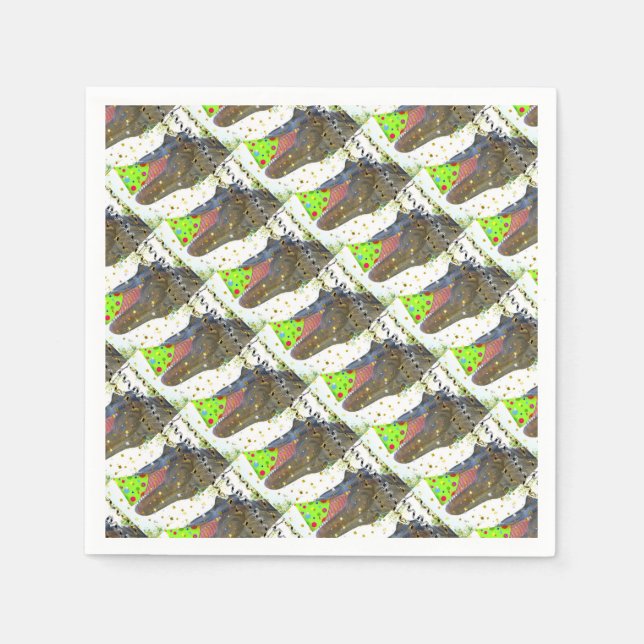 Dinosaurier Party Animal Serviette (Vorderseite)