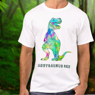 Dinosaurier Party Vater Daddysaurus Rex T-Shirt