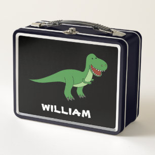 Dinosaurier Personalisierter Individuelle Name zur Metall Brotdose