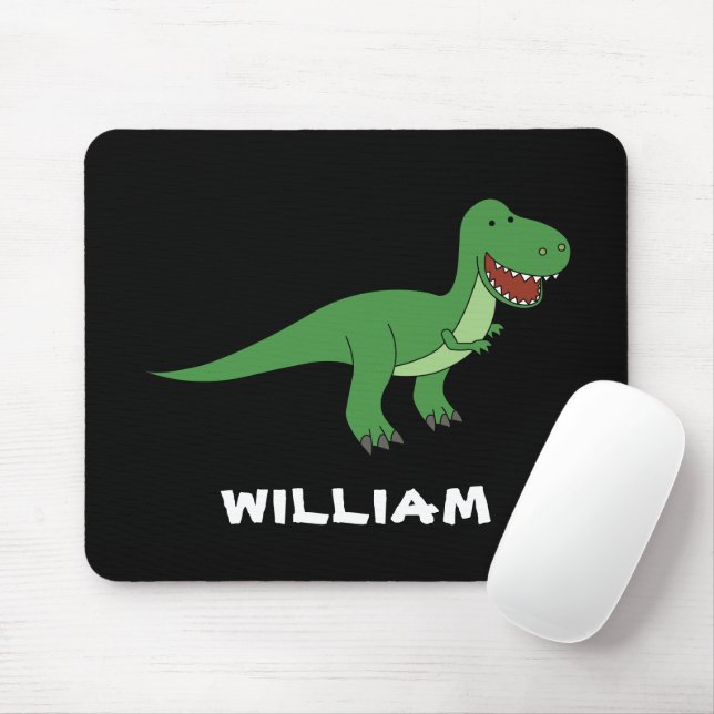 Dinosaurier Personalisierter Individuelle Name zur Mousepad (Mit Mouse)