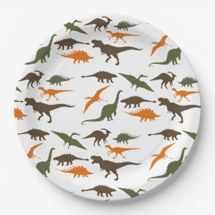Dinosaurier-Platte, Geburtstags-Party Pappteller