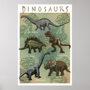 Dinosaurier Poster