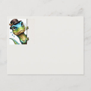 Dinosaurier Postkarte
