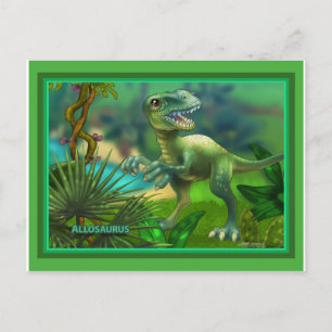 Dinosaurier Postkarte