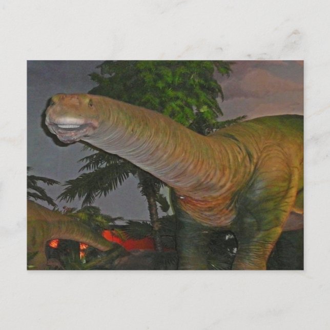 Dinosaurier-Postkarte Postkarte (Vorderseite)