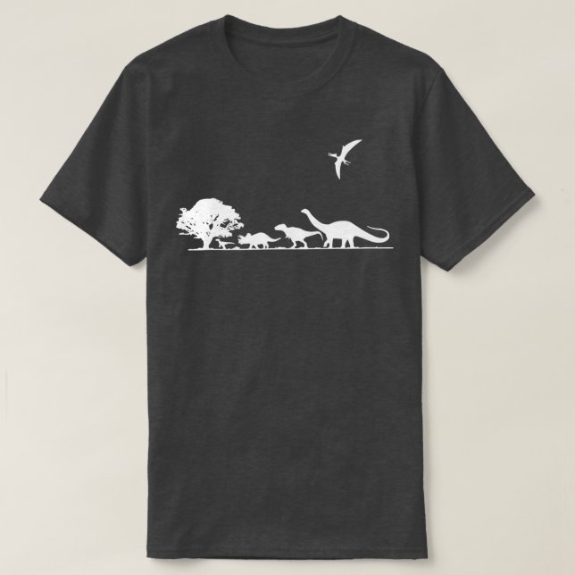 Dinosaurier prähistorische Dinosaurier Kinder oder T-Shirt (Design vorne)