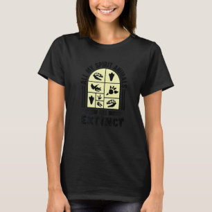 Dinosaurier Prähistorische Knochen Hunter Paläonto T-Shirt