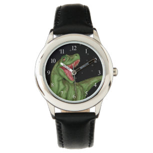 Dinosaurier - prähistorische Nacht Armbanduhr