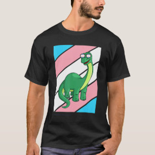 Dinosaurier Pride Transgender Flag Lgbt Proud Ally T-Shirt
